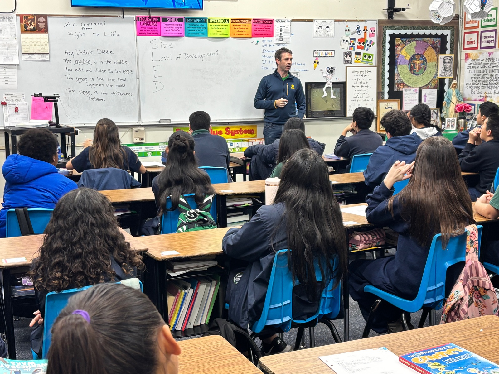 RTLCA presenter teaching students in a classroom